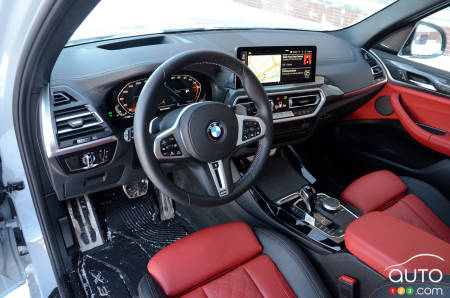 BMW X3 M40i 2022, intérieur